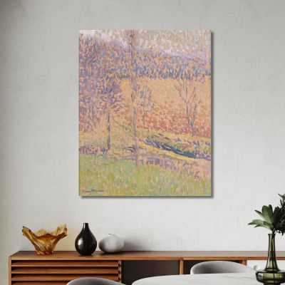 Nella Nebbia Henri Martin hmt23 quadro stampa su tela Nella Nebbia Henri Martin hmt23 quadro stampa su tela