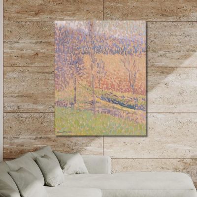 Nella Nebbia Henri Martin hmt23 quadro stampa su tela Nella Nebbia Henri Martin hmt23 quadro stampa su tela