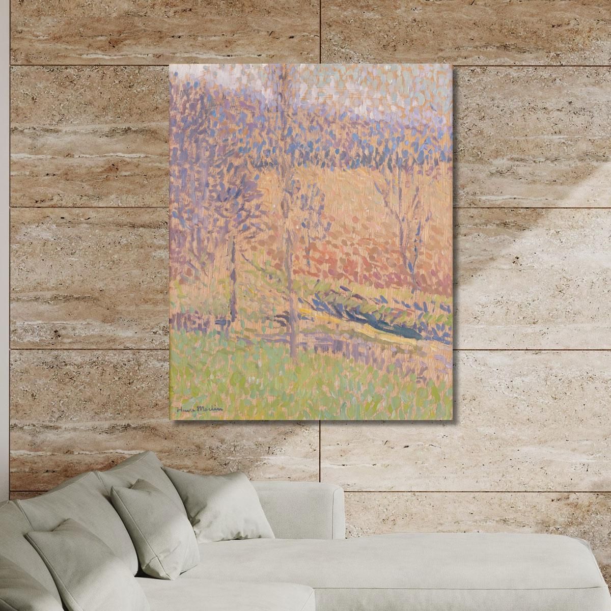 Nella Nebbia Henri Martin hmt23 quadro stampa su tela