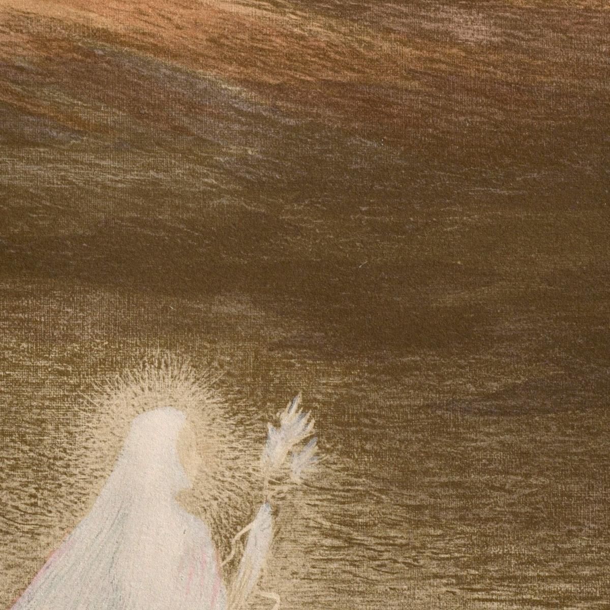 Dante Incontra Beatrice Henri Martin hmt24 quadro stampa su tela