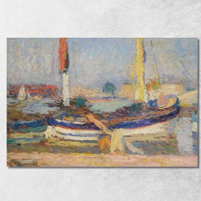 La Barca Henri Martin hmt33 quadro stampa su tela
