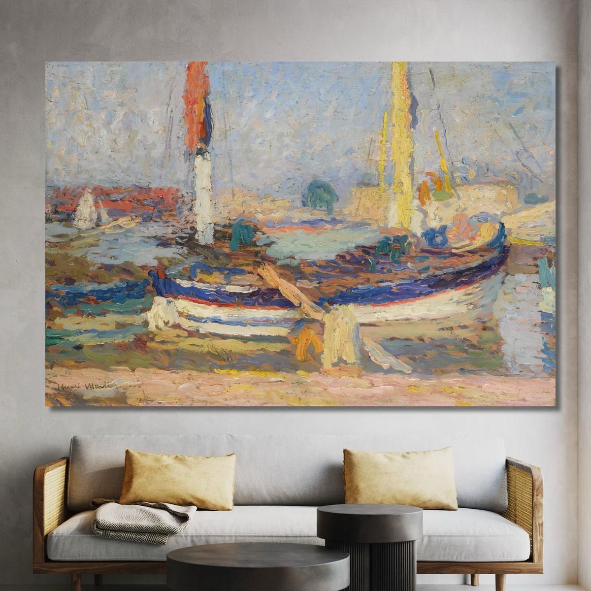 La Barca Henri Martin hmt33 quadro stampa su tela