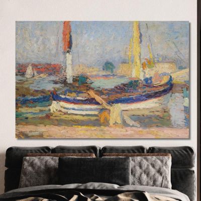 La Barca Henri Martin hmt33 quadro stampa su tela