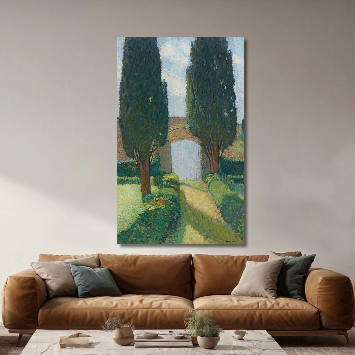 Il Giardino Di Marquayrol Henri Martin hmt48 quadro stampa su tela