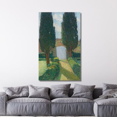 Il Giardino Di Marquayrol Henri Martin hmt48 quadro stampa su tela