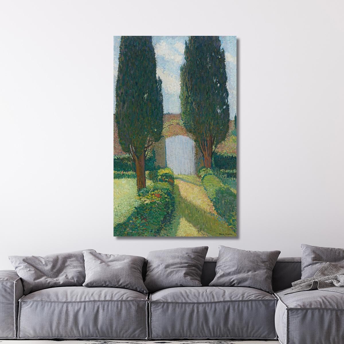 Il Giardino Di Marquayrol Henri Martin hmt48 quadro stampa su tela
