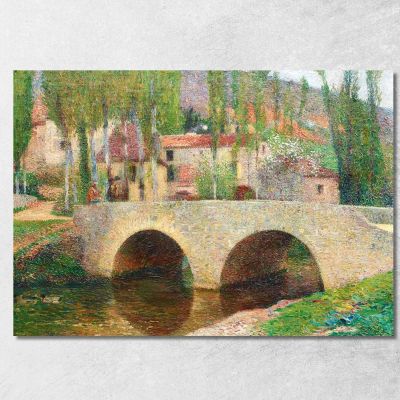 Il Ponte A Labastide-Du-Vert Henri Martin hmt51 quadro stampa su tela