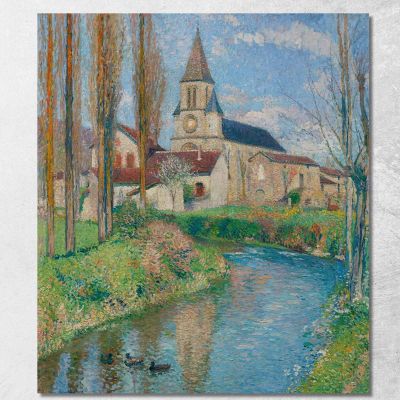 La Chiesa Di Labastide-Du-Vert Henri Martin hmt61 quadro stampa su tela