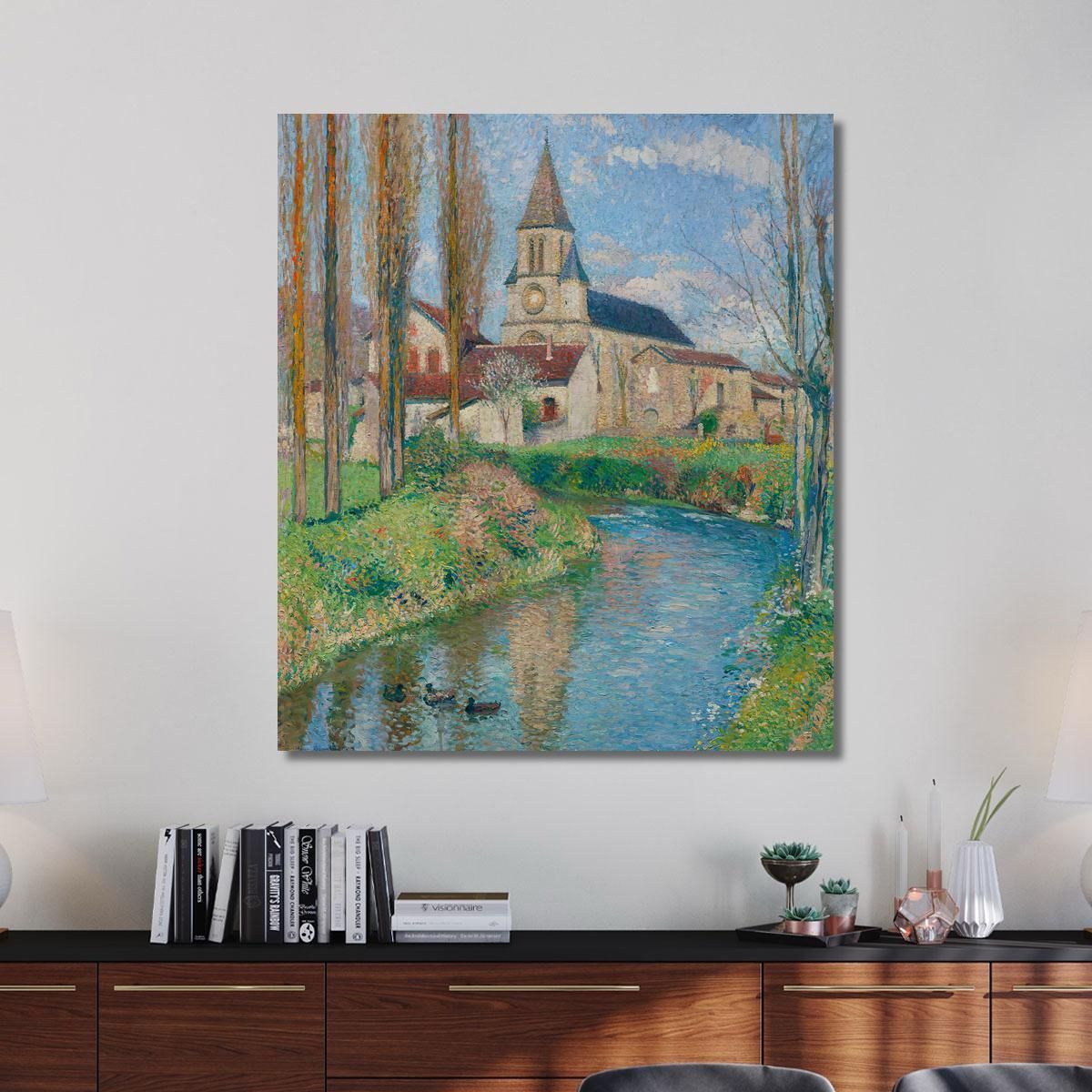 La Chiesa Di Labastide-Du-Vert Henri Martin hmt61 quadro stampa su tela