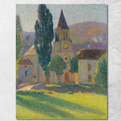 La Chiesa Di Labastide-Du-Vert Henri Martin hmt62 quadro stampa su tela