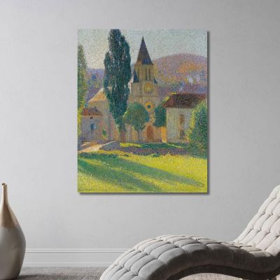 La Chiesa Di Labastide-Du-Vert Henri Martin hmt62 quadro stampa su tela
