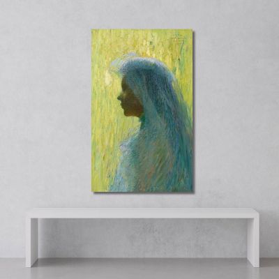 Profilo Con Velo Henri Martin hmt72 quadro stampa su tela