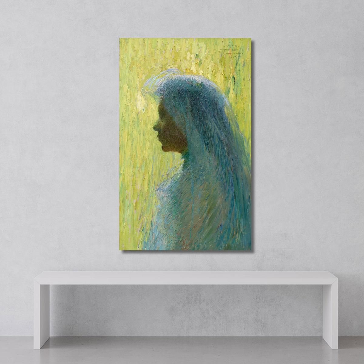 Profilo Con Velo Henri Martin hmt72 quadro stampa su tela