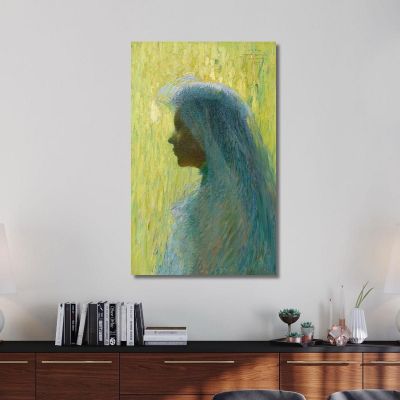 Profilo Con Velo Henri Martin hmt72 quadro stampa su tela