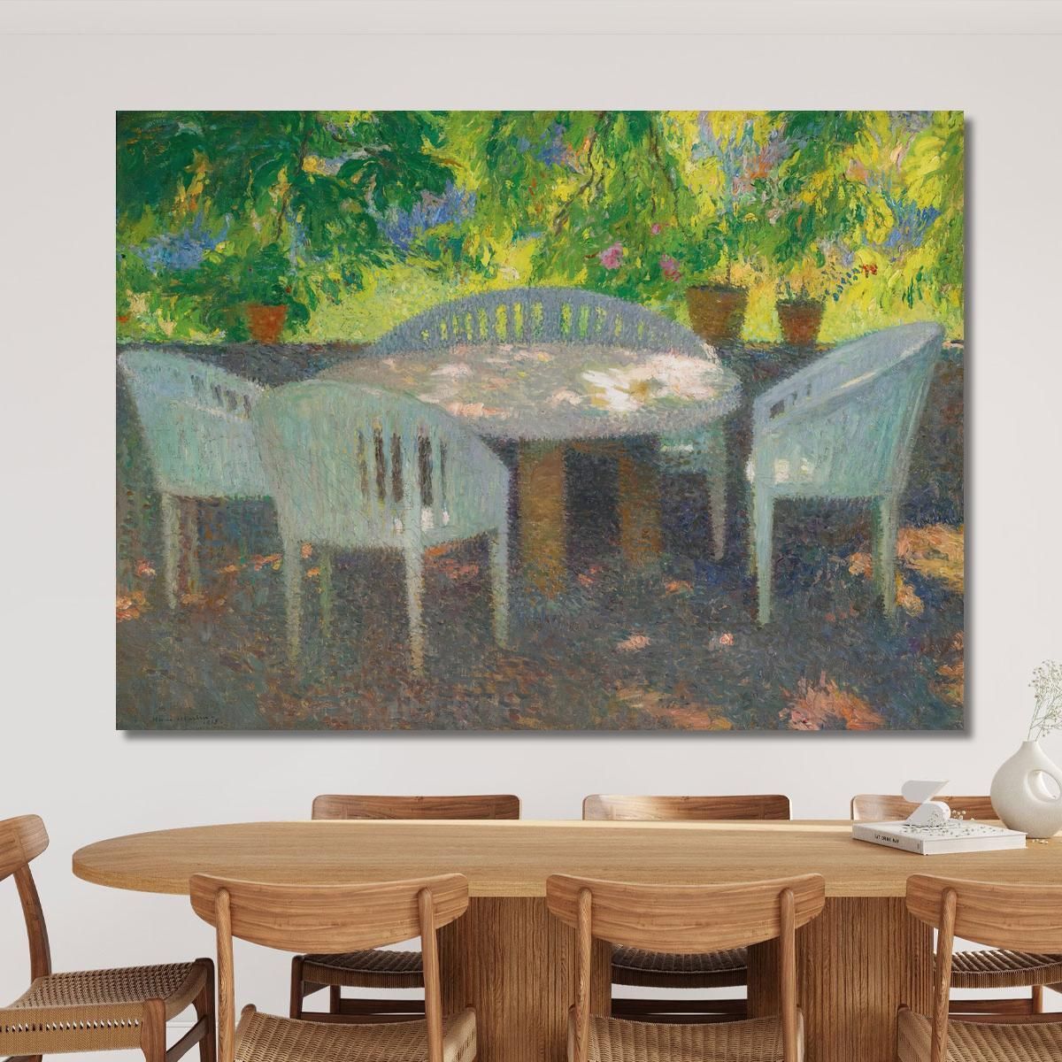 Sotto Il Grande Ippocastano Di Marquayrol Henri Martin hmt77 quadro stampa su tela