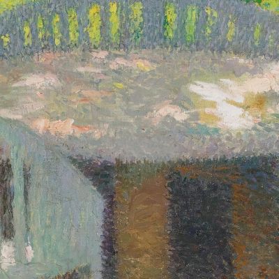 Sotto Il Grande Ippocastano Di Marquayrol Henri Martin hmt77 quadro stampa su tela