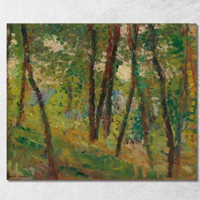 Bosco Fitto Henri Martin hmt78 quadro stampa su tela