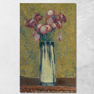 Vaso Di Fiori Henri Martin hmt84 quadro stampa su tela