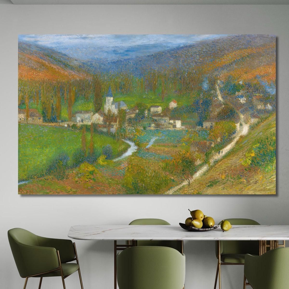 Veduta Generale Di Labastide-Du-Vert Dall’Alto Del Parco Di Marquayrol Henri Martin hmt88 quadro stampa su tela