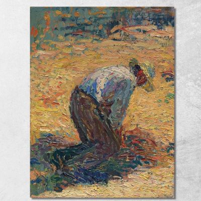 Studio Per La Moisson 2 Henri Martin hmt90 quadro stampa su tela