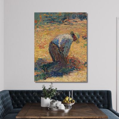 Studio Per La Moisson 2 Henri Martin hmt90 quadro stampa su tela