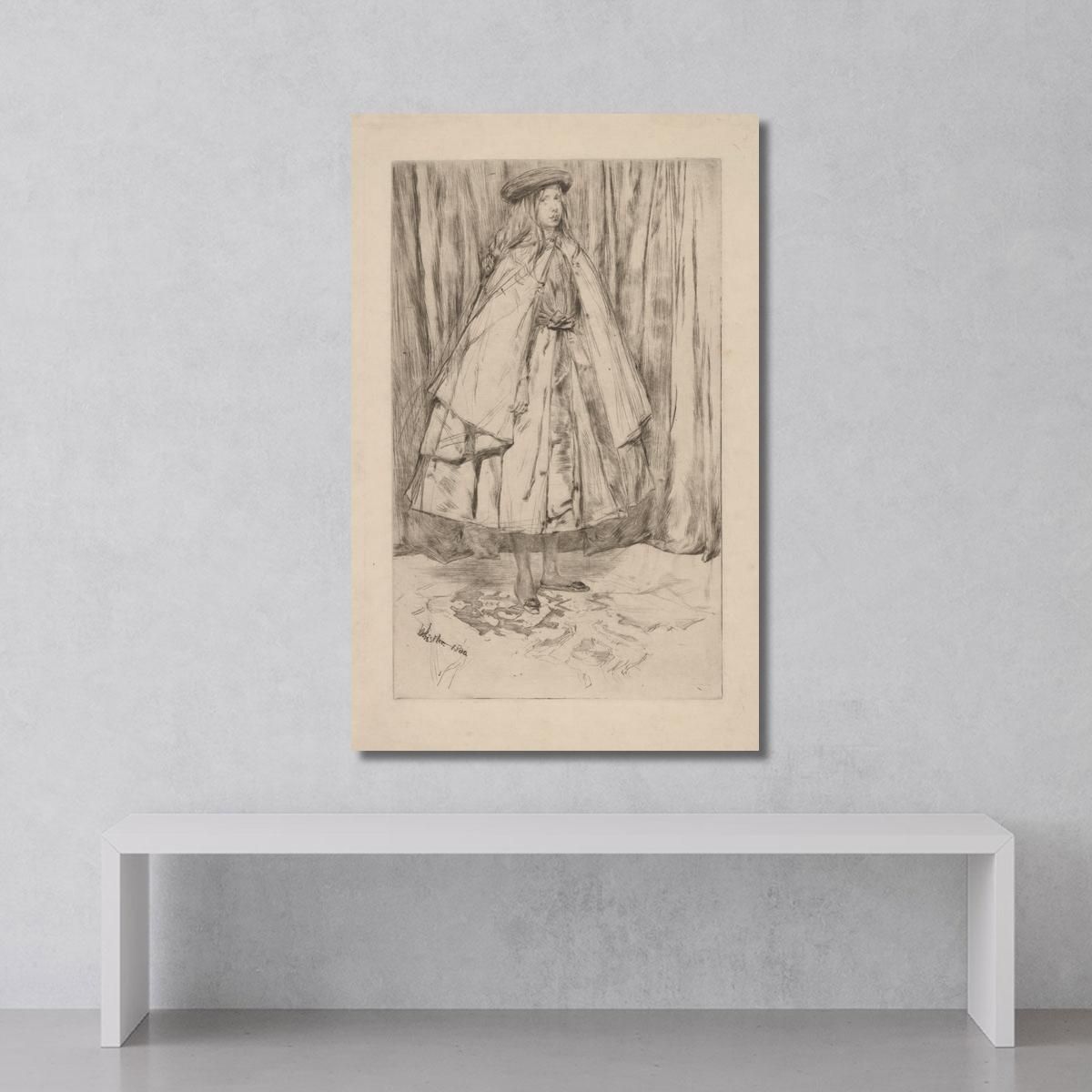 Annie Haden James Abbott McNeill Whistler jam10 quadro stampa su tela