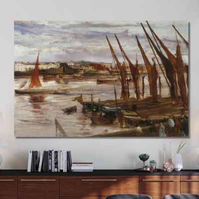 Battersea Reach James Abbott McNeill Whistler, jam20 canvas print