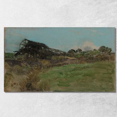 Blu E Smeraldo - Miniera Di Carbone James Abbott McNeill Whistler jam26 quadro stampa su tela