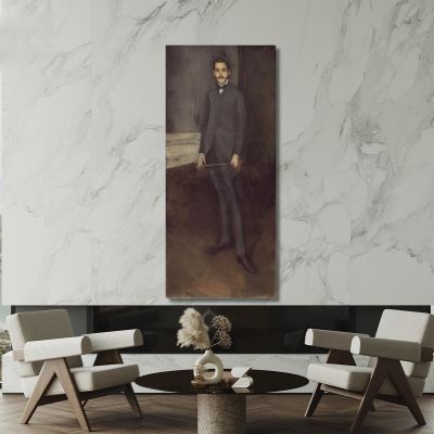 George W. Vanderbilt James Abbott McNeill Whistler, jam36 canvas print