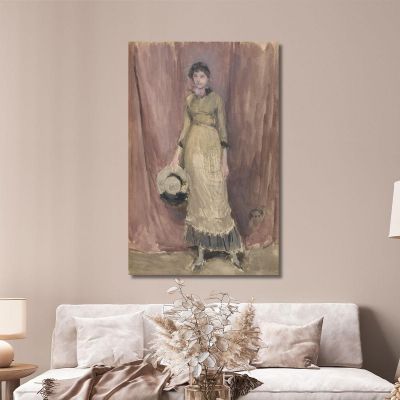 Harmony In Violet And Amber James Abbott McNeill Whistler, jam47 canvas print