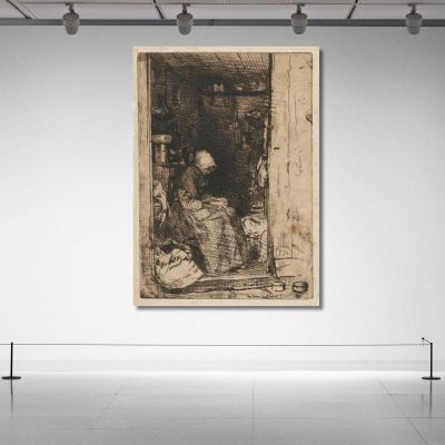 Die Alte Lumpensammlerin James Abbott McNeill Whistler, jam52 drucken auf leinwand