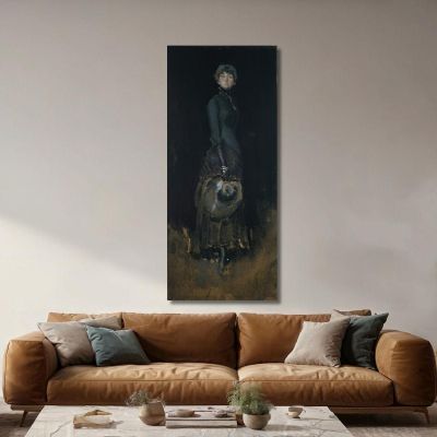 Lady In Gray James Abbott McNeill Whistler, jam53 canvas print