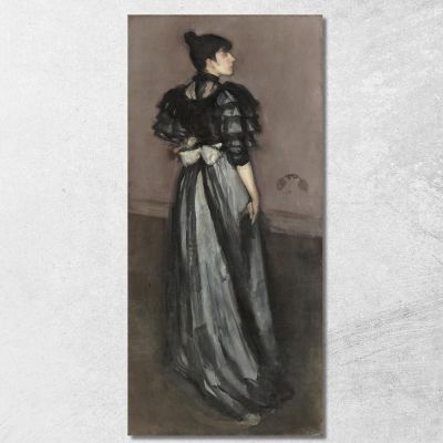 Madreperla E Argento L'Andaluso James Abbott McNeill Whistler jam63 quadro stampa su tela