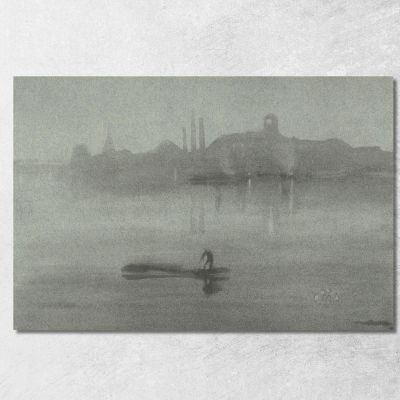 Notturno 3 James Abbott McNeill Whistler jam64 quadro stampa su tela