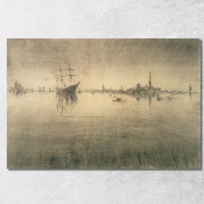 Notturno James Abbott McNeill Whistler jam68 quadro stampa su tela