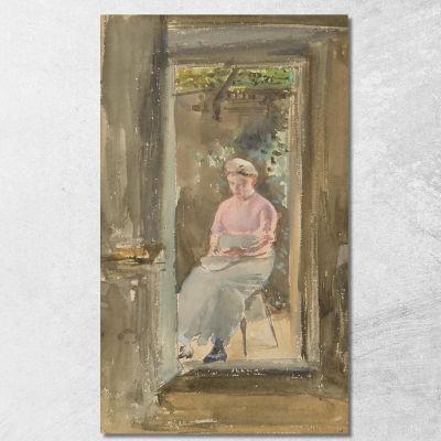 Nota Rosa Sgranando Piselli James Abbott McNeill Whistler jam81 quadro stampa su tela