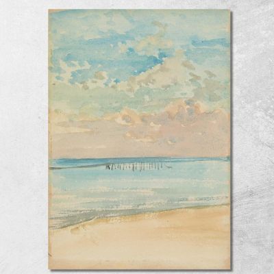 Tramonto A Southend James Abbott McNeill Whistler jam98 quadro stampa su tela