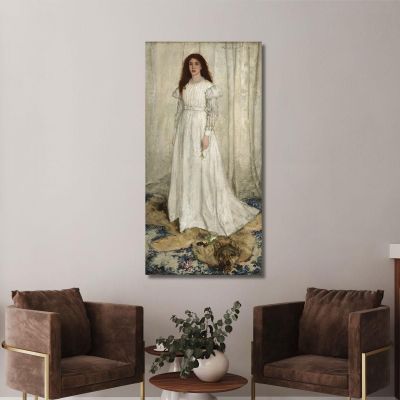 Symphony In Whiteno. 1 The White Girl James Abbott McNeill Whistler, jam107 canvas print