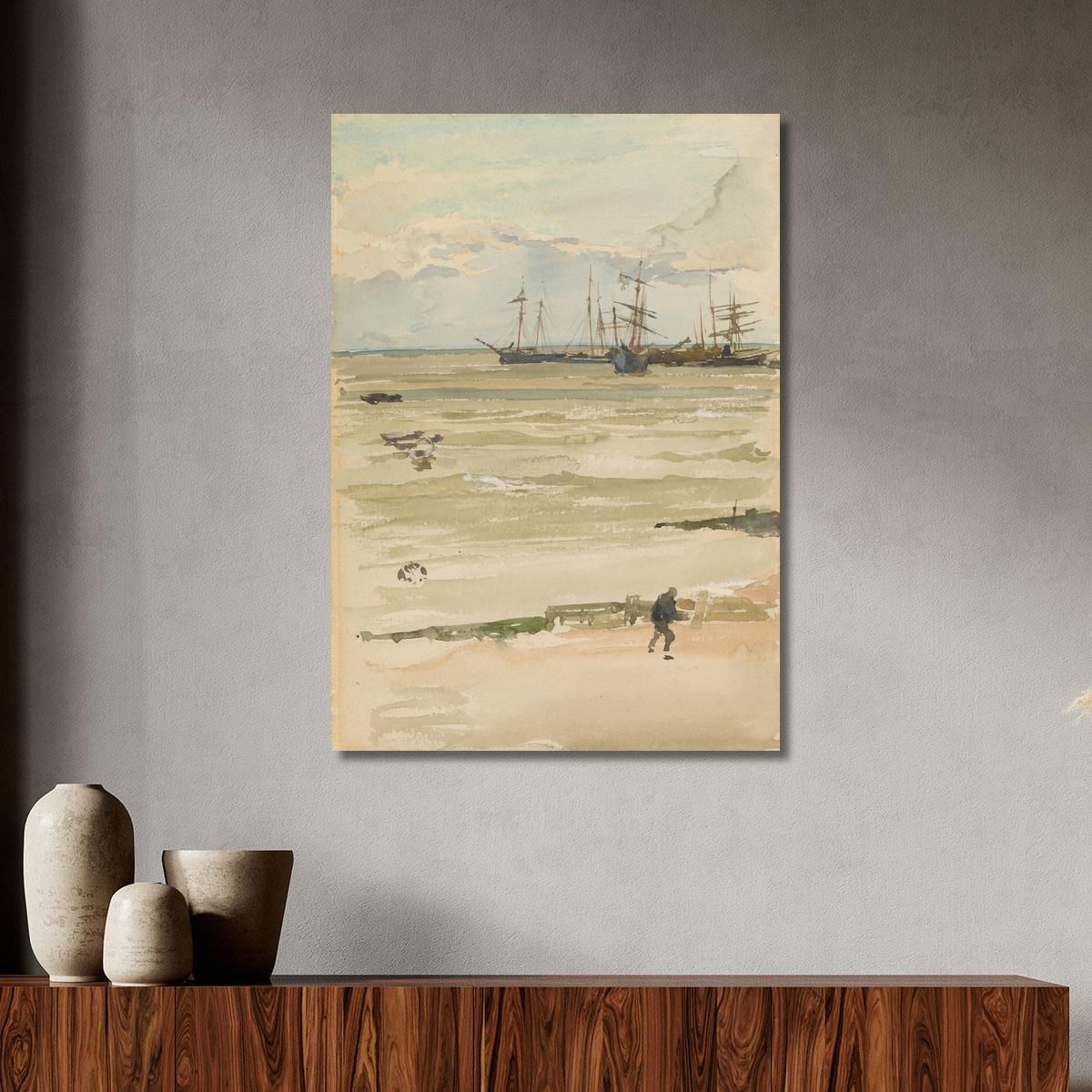 L'Ancoraggio James Abbott McNeill Whistler jam110 quadro stampa su tela