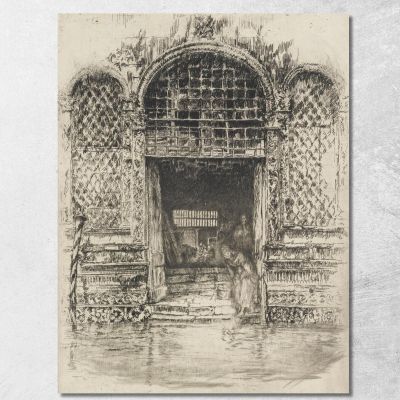 La Porta 2 James Abbott McNeill Whistler jam118 quadro stampa su tela