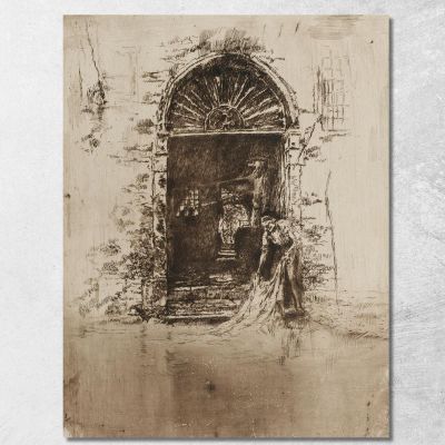 Il Tintore James Abbott McNeill Whistler jam119 quadro stampa su tela