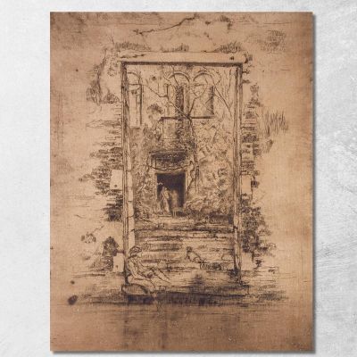 Il Giardino James Abbott McNeill Whistler jam120 quadro stampa su tela