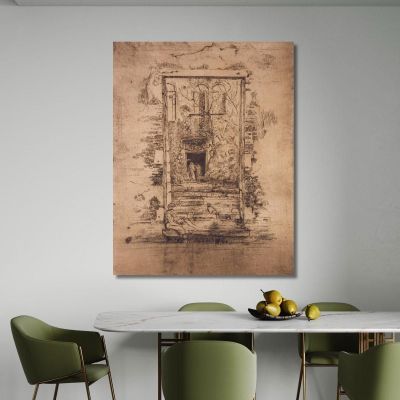 Le Jardin James Abbott McNeill Whistler, jam120 tableau impression sur toile