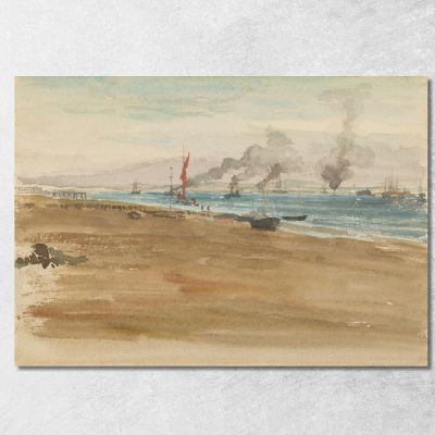 La Foce Del Fiume James Abbott McNeill Whistler jam126 quadro stampa su tela