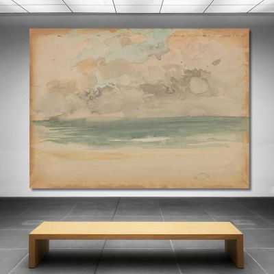 The Ocean Wave James Abbott McNeill Whistler, jam128 canvas print