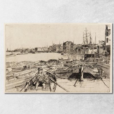 La Piscina 2 James Abbott McNeill Whistler jam131 quadro stampa su tela