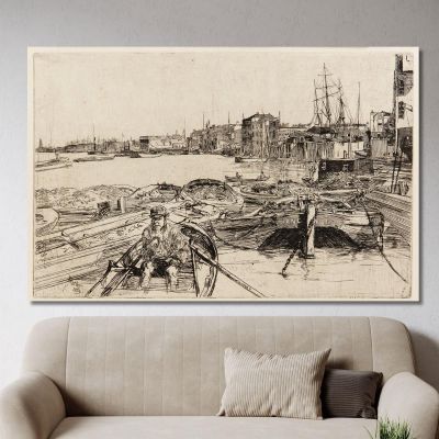The Pool 2 James Abbott McNeill Whistler, jam131 canvas print