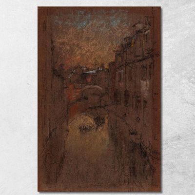 Sera D'Inverno James Abbott McNeill Whistler jam155 quadro stampa su tela