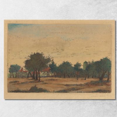 Il Frutteto James Ensor jen101 quadro stampa su tela