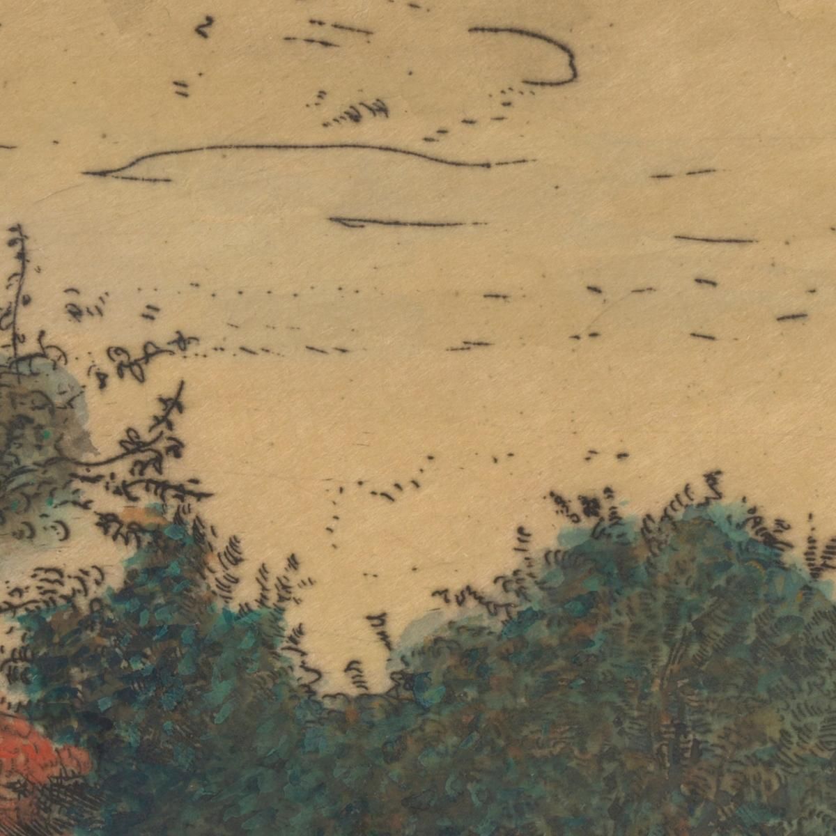 Il Frutteto James Ensor jen101 quadro stampa su tela